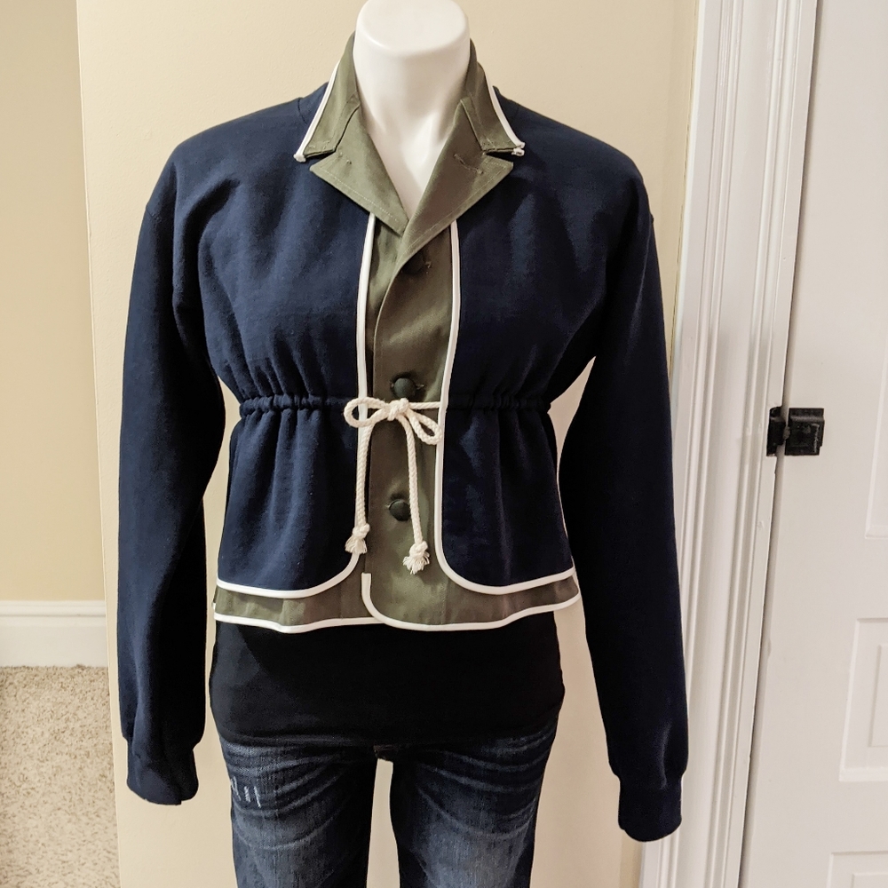 Harvey Faircloth drawstring waist  jacket size small